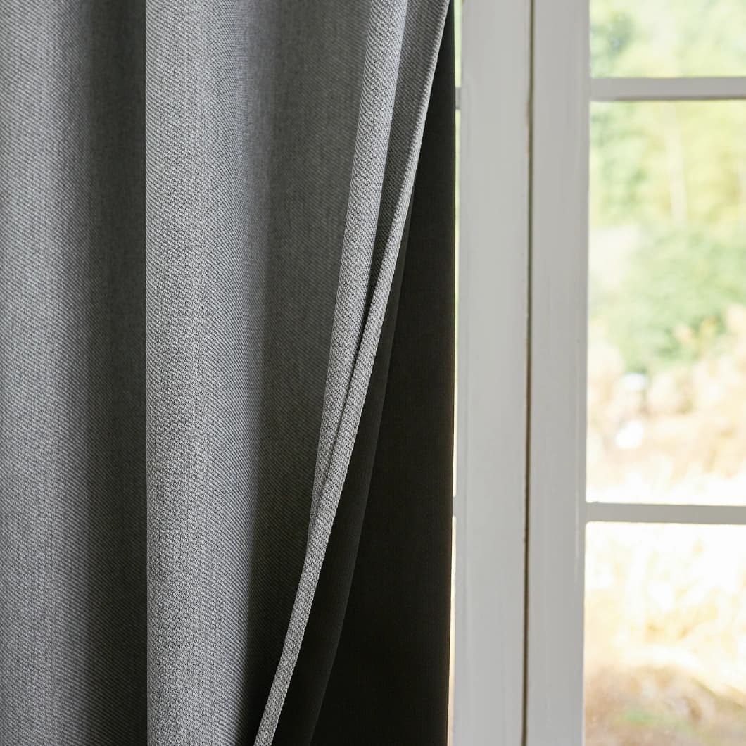 Curtain Club Blackout Grommet Curtains 52x63 Silver (1 pair)