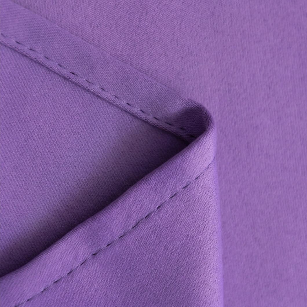 Curtain Club Solid Blackout Grommet Curtains 52x84 Violet (1 Pair)