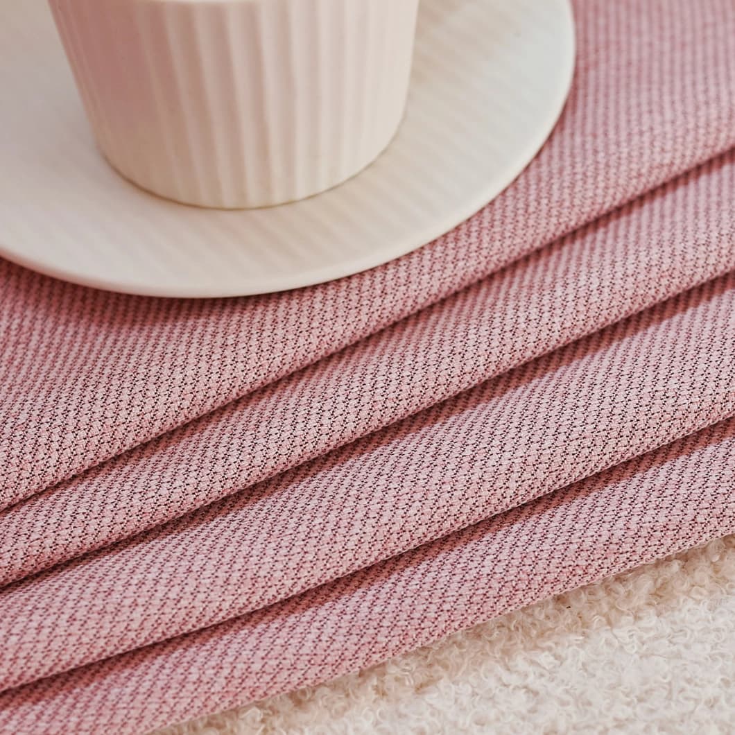 Blackout Grommet Chenille Curtains 52x95 Blush (1 Pair)