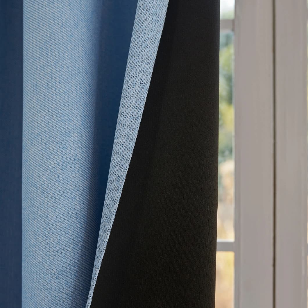 Blackout Grommet Curtains 52x84 Light Blue (1 Pair)