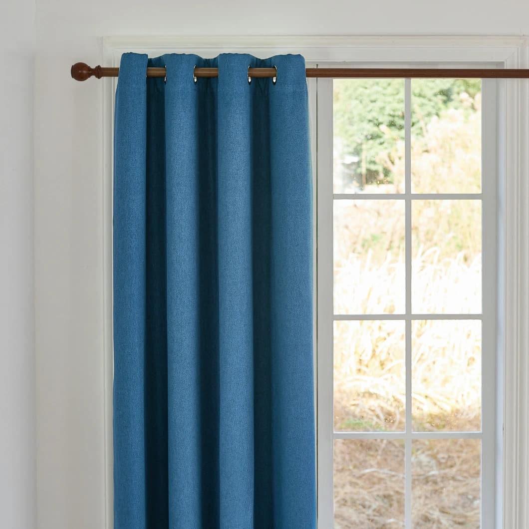 Blackout Grommet Curtain 52x95 Navy (1 Pair)