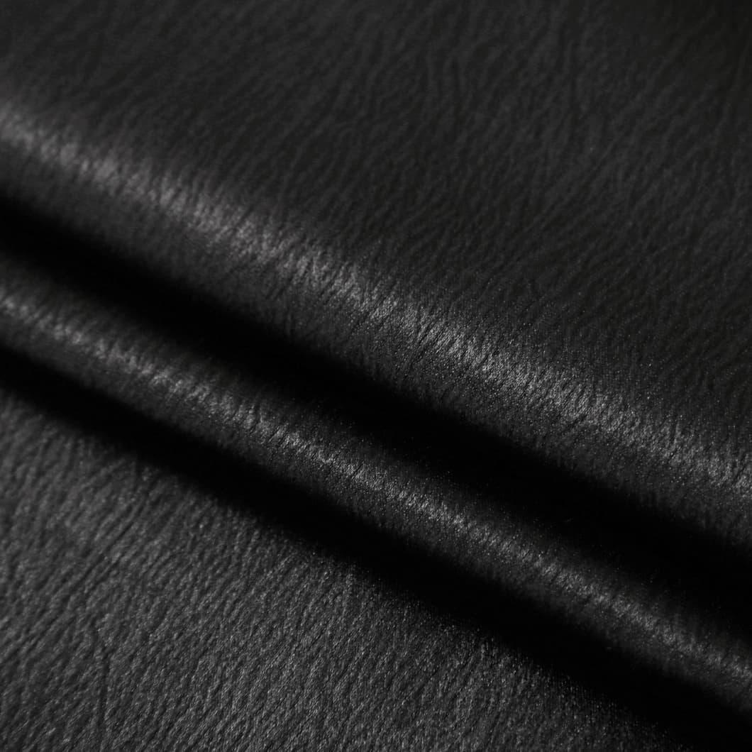 Heavy Crushed Sateen Blackout Grommet Curtain 52x90 Black (1 Pair)
