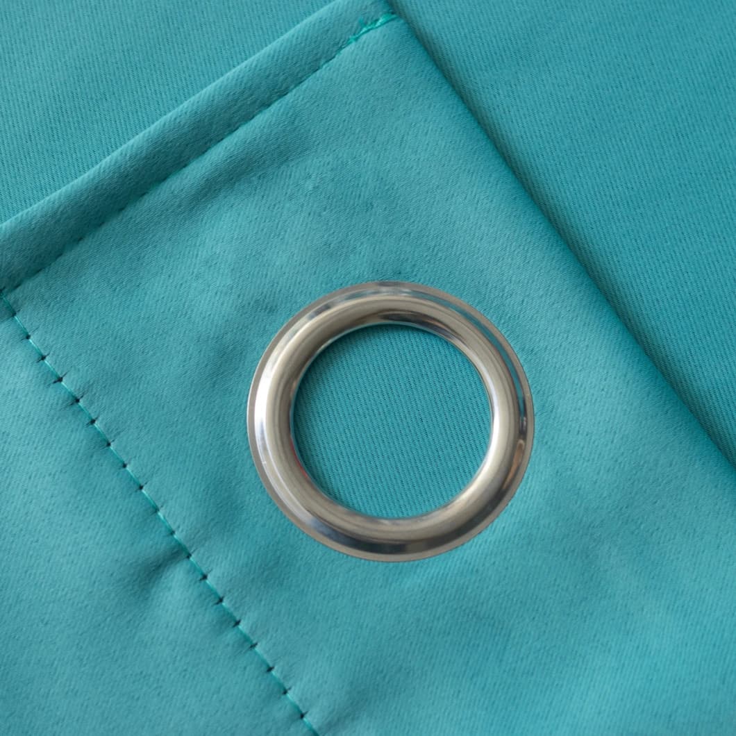 Curtain Club Blackout Grommet Curtains 52x84 Turquoise (1 Pair)