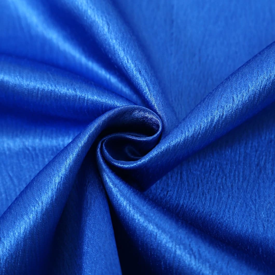 Heavy Crushed Sateen Rod Pocket Curtains 52x90 Royal Blue (1 Pair)