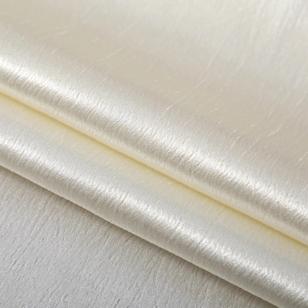 Heavy Crushed Sateen Rod Pocket Curtains 52x90 Beige (1 Pair)