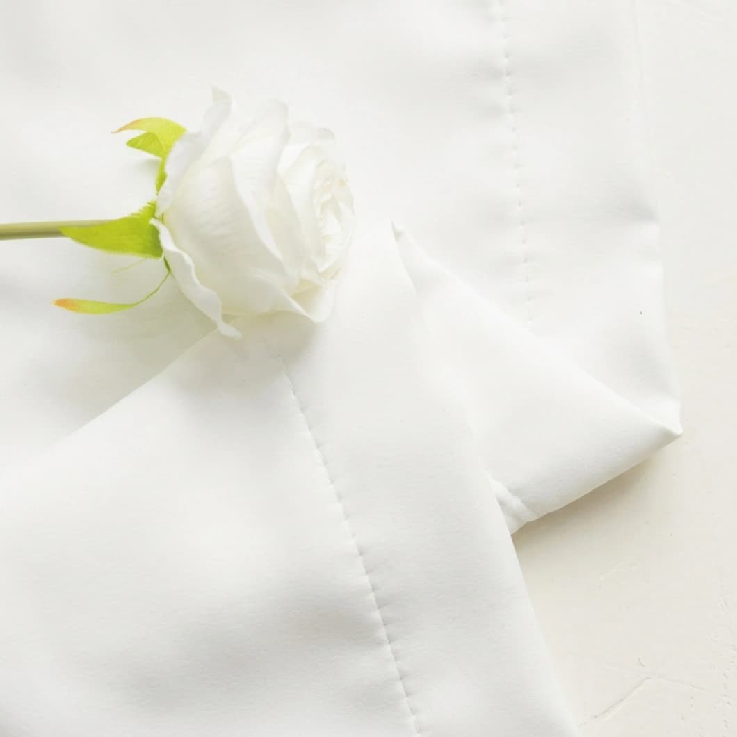 Solid Blackout Grommet Curtains 52x84 White (1 Pair)