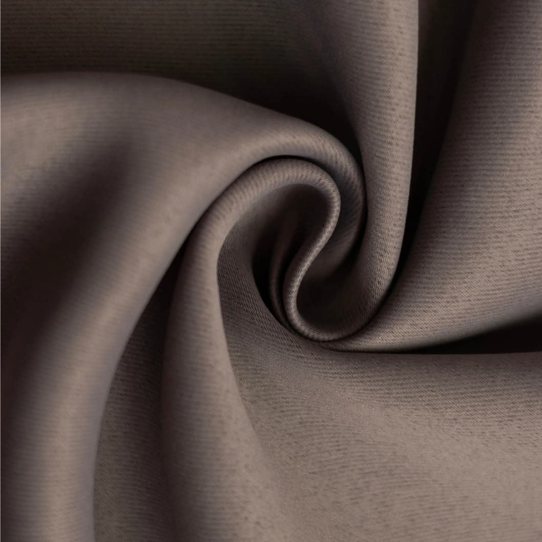 Curtain Club Solid Blackout Grommet Curtains 52x84 Taupe (1 Pair)