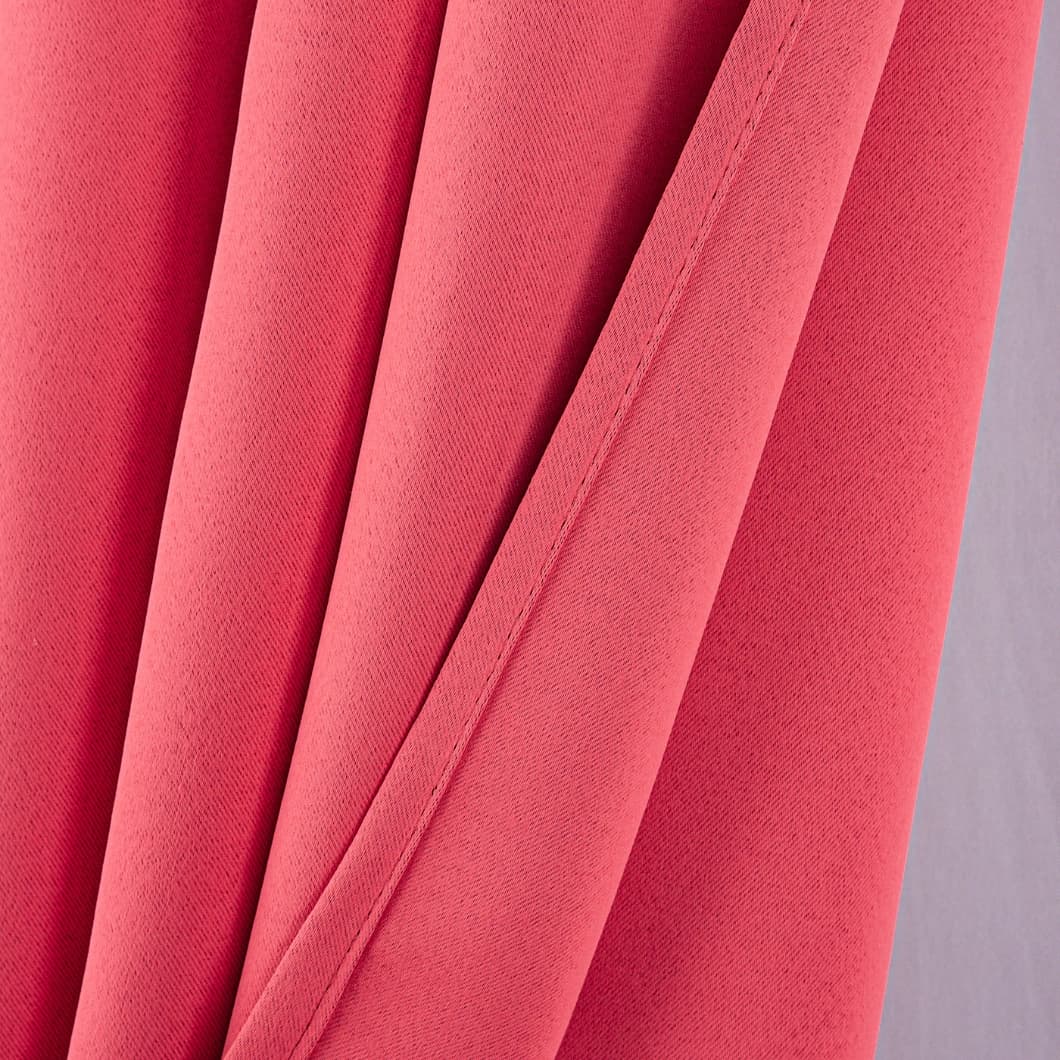 Solid Blackout Grommet Curtains 52x95 Coral (4 Panels)