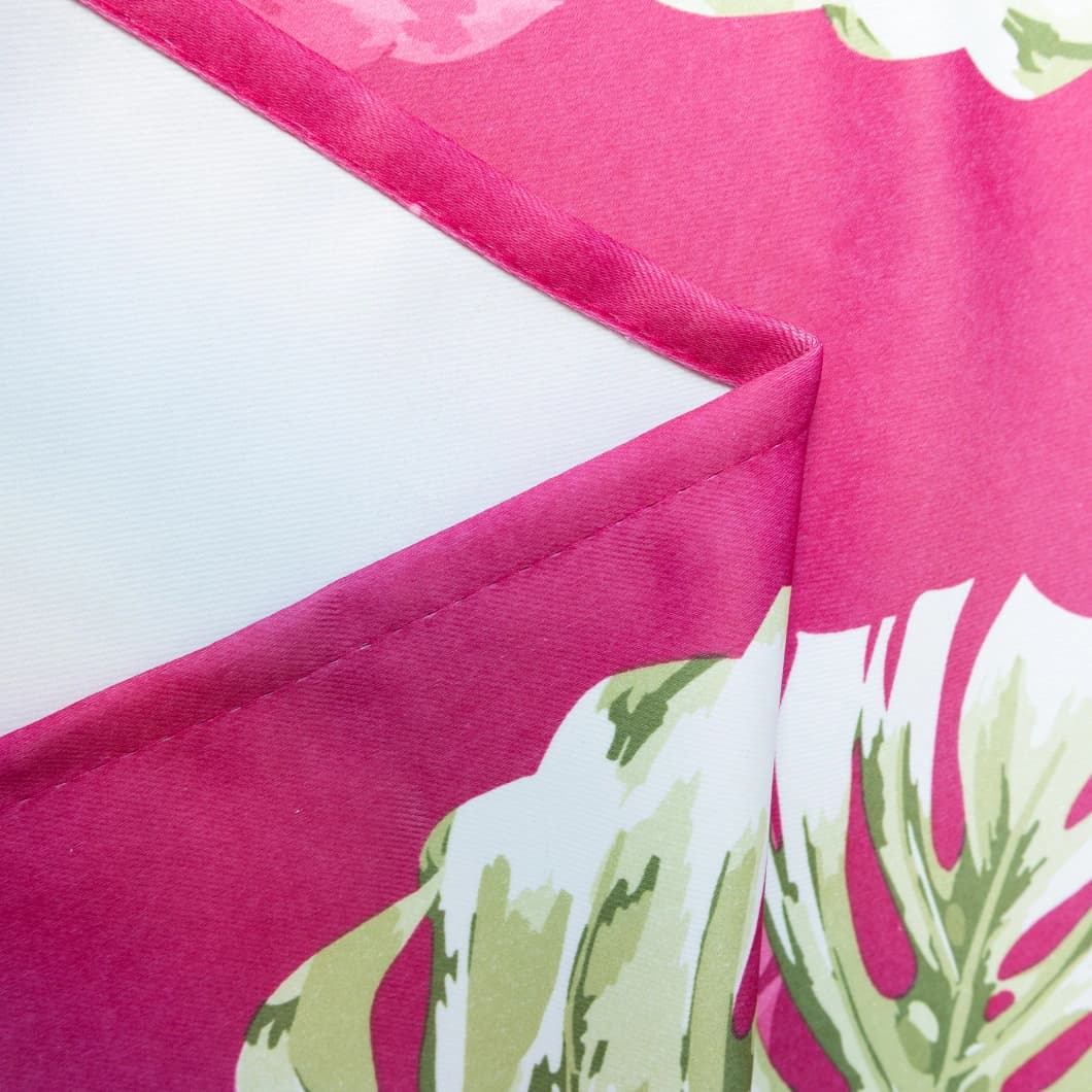 Metallic Printed Blackout Grommet Curtains 52x84 Hot Pink (1 Pair)